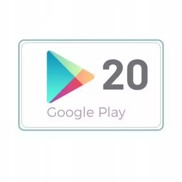 ﻿google Play 20 Zł Kod Karta Podarunkowa