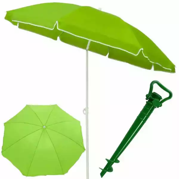 ﻿parasol Ogrodowy Plażowy Na Balkon 180Cm + Świder