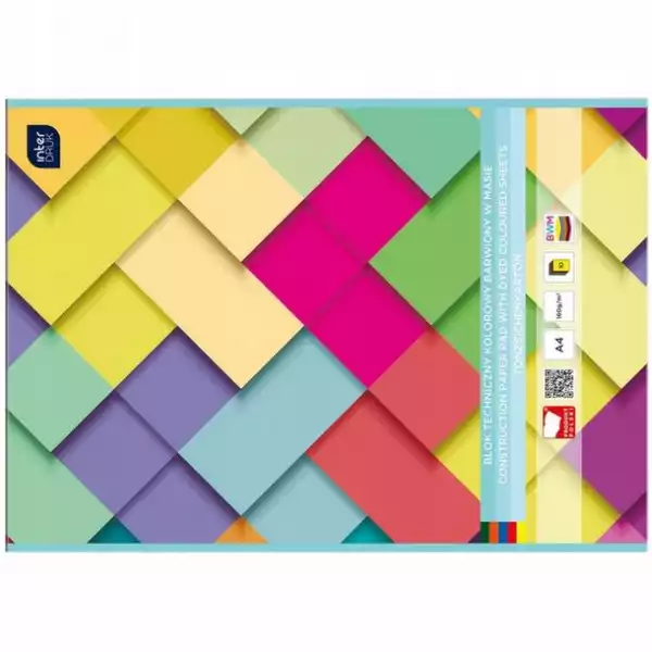 Blok Techniczny Kolorowy A3 10 Kartek Interdruk
