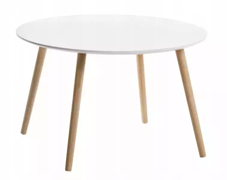 ﻿stół Stolik Kawowy Okrągły Skandynawski Nowoczesny