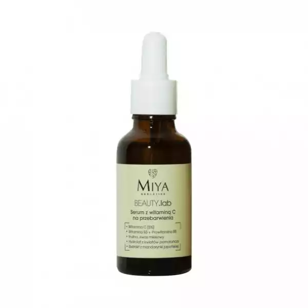 Miya Cosmetics Beauty.lab Serum Do Twarzy Z Witaminą C Na Przebarwienia 30
