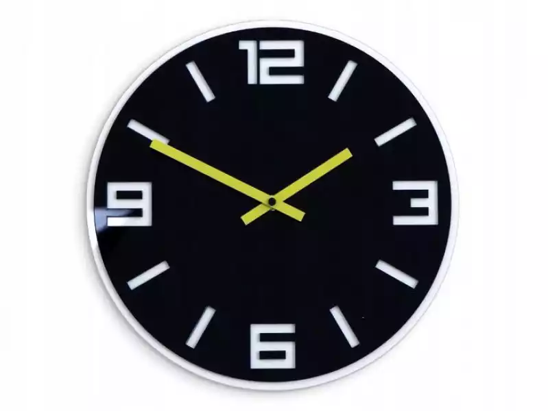 ﻿zegar Ścienny Dixon Czarno-Biały - 30 Cm