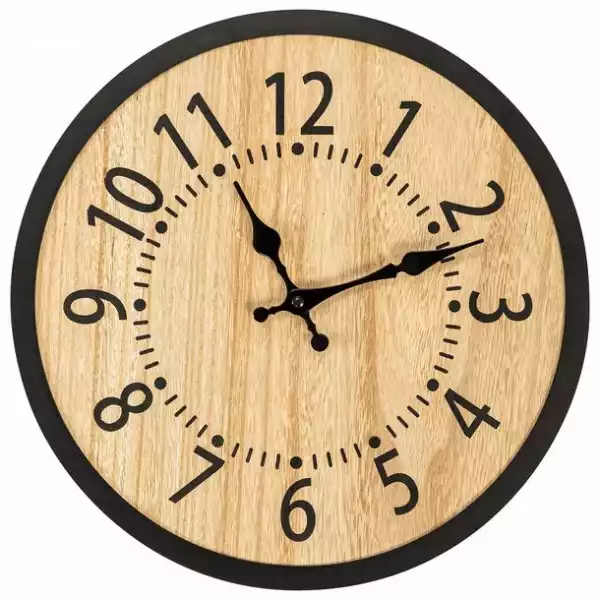 ﻿nowoczesny Zegar Ścienny Duży Drewniany Cichy Loft