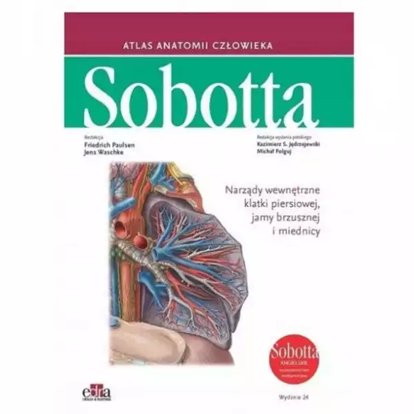 ﻿atlas Anatomii Człowieka Sobotta Tom 2 2019 Twarda