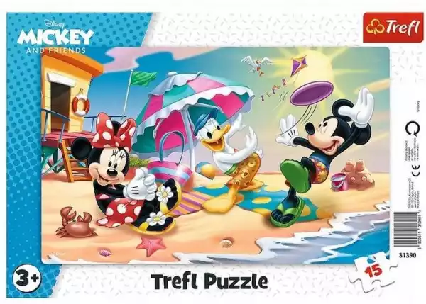 ﻿puzzle Ramkowe 15 Zabawy Na Plaży Trefl