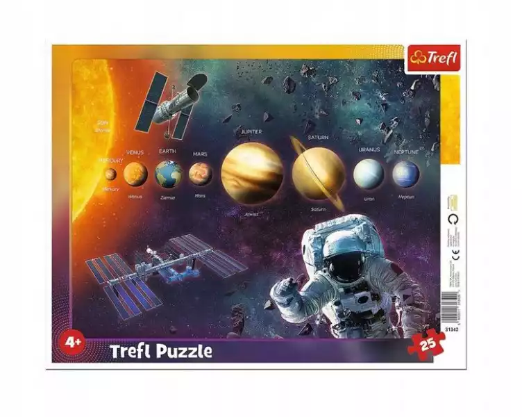 ﻿puzzle Ramkowe 25 Układ Słoneczny Trefl