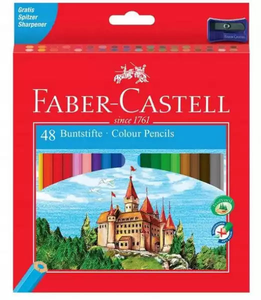 ﻿kredki Zamek 48 Kolorów Faber Castell