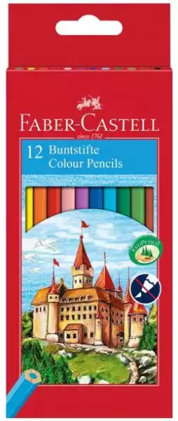 ﻿kredki Zamek 12 Kolorów Faber Castell