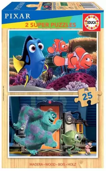 ﻿puzzle 2X25 Gdzie Jest Nemo/potwory I Spółka G3