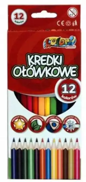 ﻿kredki Premium Kolori Ołówkowe 12 Kolorów Penmate