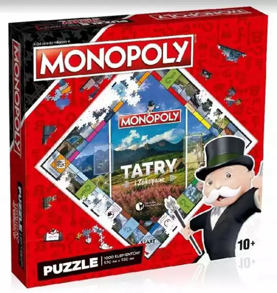 Puzzle 1000 Monopoly Tatry I Zakopane