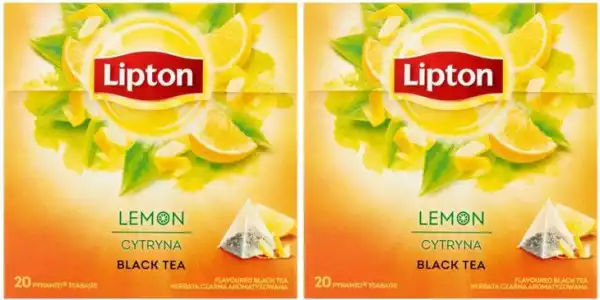 Herbata Lipton Lemon Black Tea Piramidy X 2