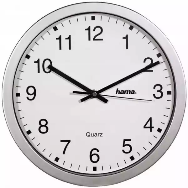 ﻿zegar Ścienny Hama Cwa100 30.5Cm Biały