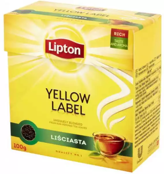 ﻿herbata Czarna Liściasta Lipton 100G