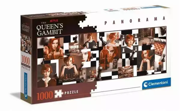 ﻿puzzle 1000 Panorama Gambit Królowej
