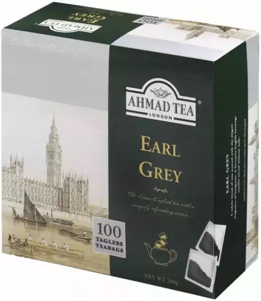 Herbata Earl Grey Czarna W Torebkach Ahmad 100Szt
