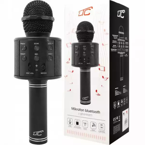 ﻿mikrofon Bezprzewodowy Karaoke Bluetooth Głośnik