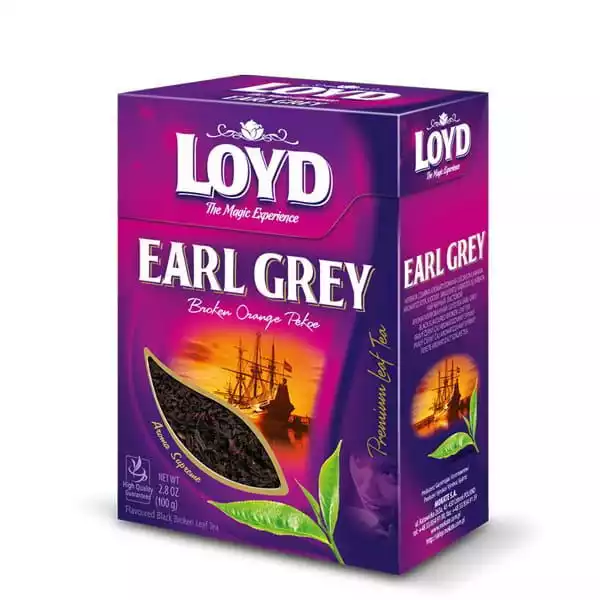 ﻿loyd Earl Grey 100G Herbata Liściasta Czarna