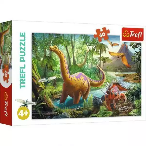 ﻿puzzle 60 El. Wędrówka Dinozaurów Trefl