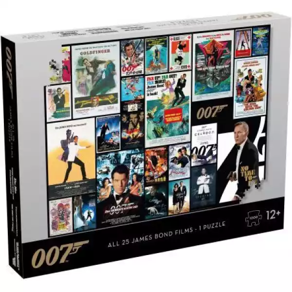 Puzzle 1000 El. James Bond 007 Posters Winning