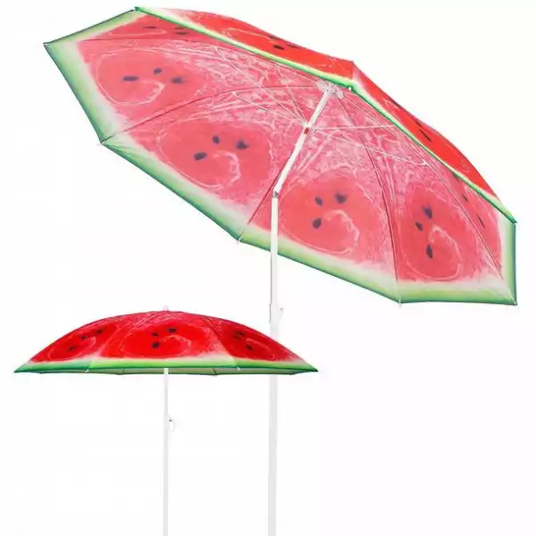 ﻿parasol Plażowy 180 Cm Parasol Do Ogrodu Arbuz