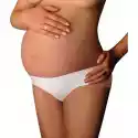 Figi Damskie Ciążowe Biodrówki Benefit Biały