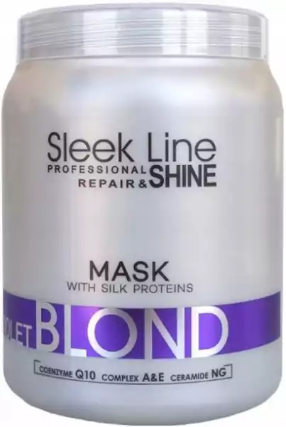 Stapiz Sleek Line Maska Jedwabiem Violet Blond 1L