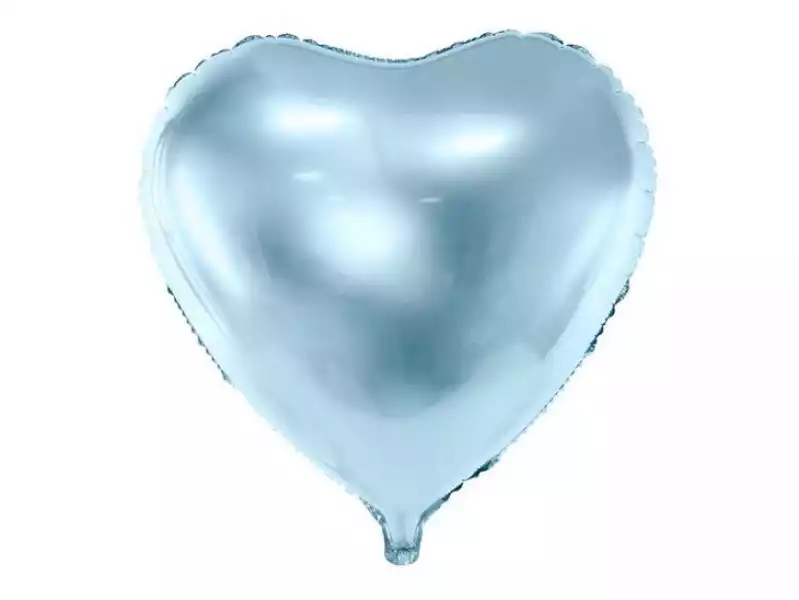 ﻿balon Foliowy 45 Cm Serce Błękitny Roczek