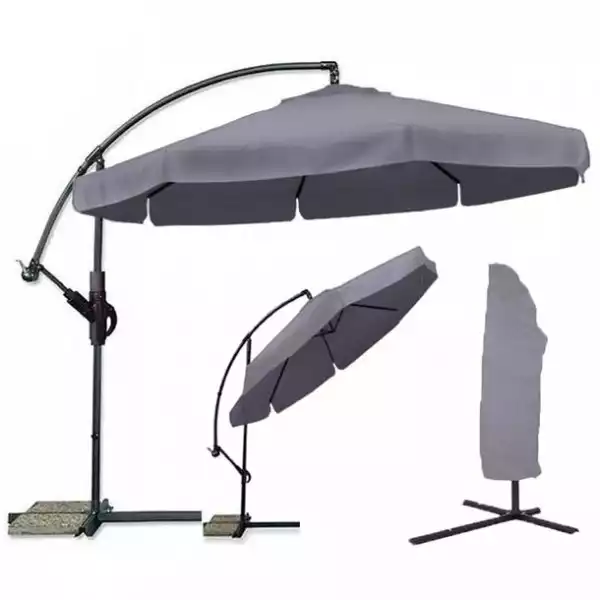 ﻿parasol Ogrodowy Duży Składany 350Cm + Pokrowiec