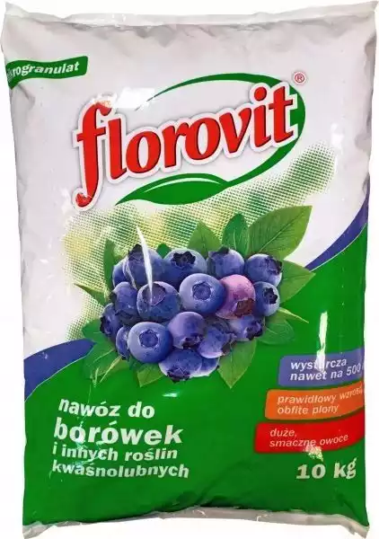 ﻿nawóz Do Borówek I Innych Roślin Kwaśnolubnych Florovit 10 Kg