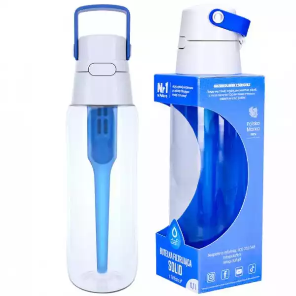 ﻿butelka Filtrująca Dafi Solid 0,7 Niebieska