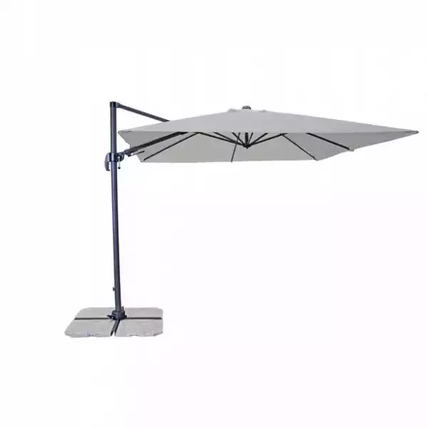 ﻿parasol Ravenna Axial Szary Przeciwsłoneczny 275X275 Cm