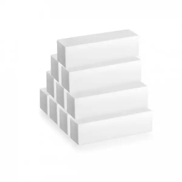﻿zestaw 10 X Blok Polerski Biały Gradacja 100