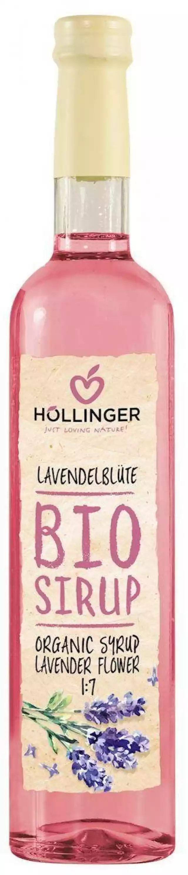 Hollinger − Syrop O Smaku Lawendy Bio − 500 Ml
