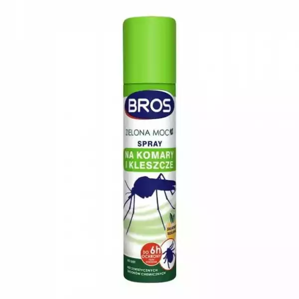 Spray Na Komary I Kleszcze Bros Zielona Moc 90 Ml
