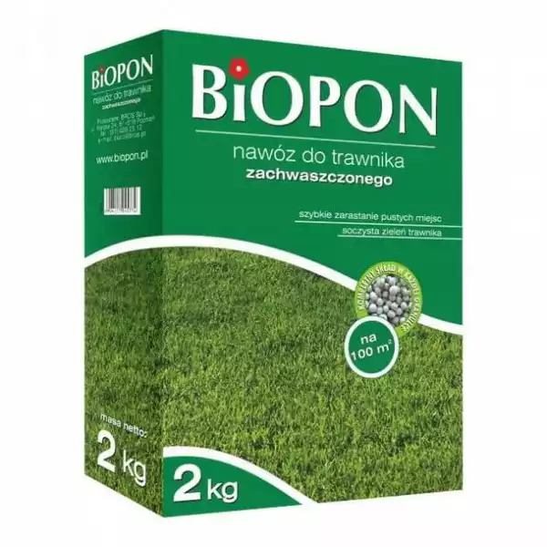 Nawóz Do Trawników Zachwaszczonych Biopon 2 Kg