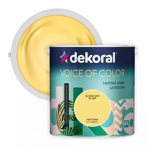﻿farba Dekoral Voice Of Color Słoneczny Blask 2,5 L