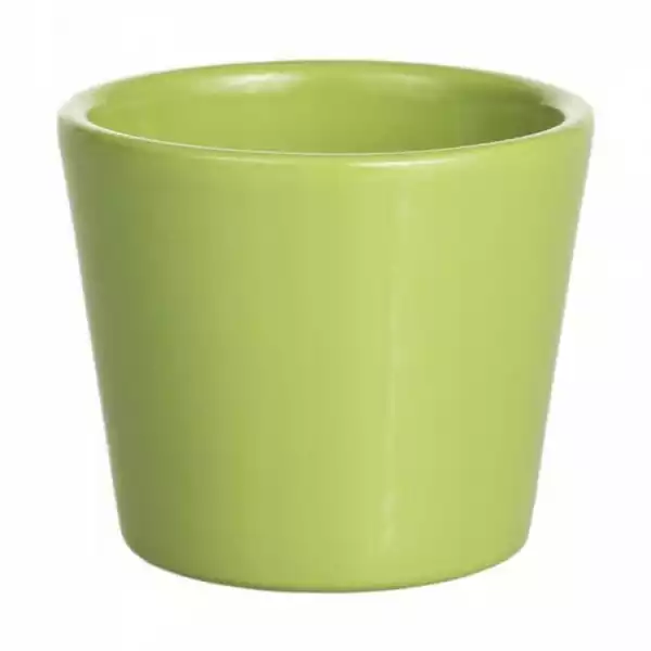 ﻿osłonka Na Doniczkę 10 Cm Ceramiczna Zielona Kaktus