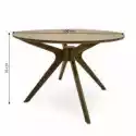 Stół Okrągły Drewniany Conrado 106X76 Cm Naturalny