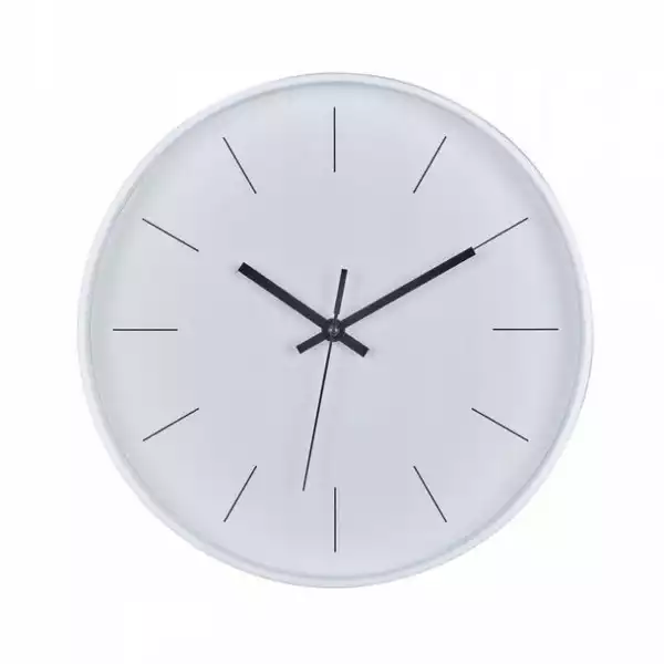 ﻿zegar Ścienny Scandi Śr. 30 Cm Biały