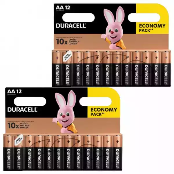 24X Duracell Bateria Alkaliczna Basic Aa 2 X 12 Szt.