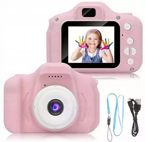 Kamera Aparat Cyfrowy Dla Dzieci Hd 1080P + Gry