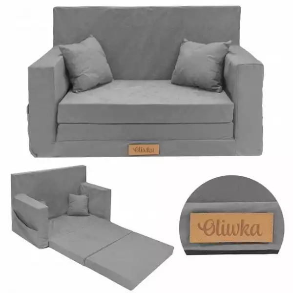 ﻿kanapa Rozkładana Mini Sofa Dla Dzieci Imię Grawer
