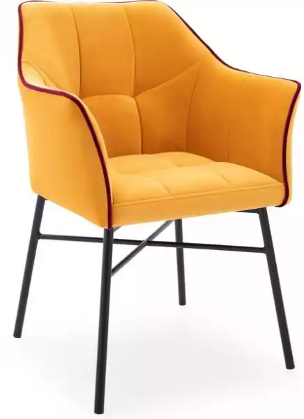 Krzesło Tapicerowane Fotel Nowoczesne Welur Velvet