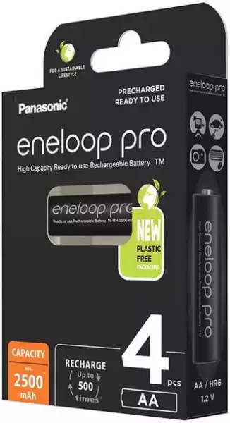 4 X Akumulatorki Baterie Panasonic Eneloop Pro R6 Aa 2550M