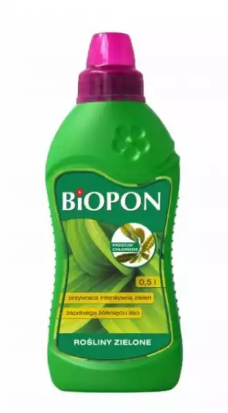 ﻿nawóz Do Roślin Zielonych Przeciw Chlorozie Biopon