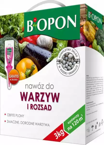 ﻿nawóz Do Pomidorów, Ogórków I Warzyw 3Kg Biopon