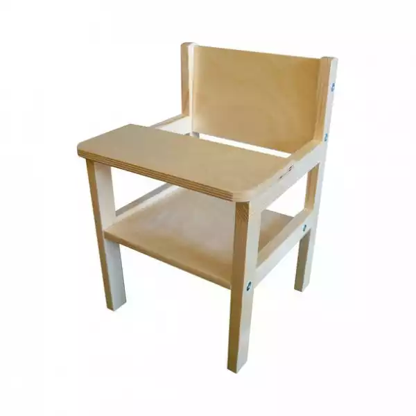 ﻿karmidełko - Krzesełko Drewniane Dla Lalek 2W1