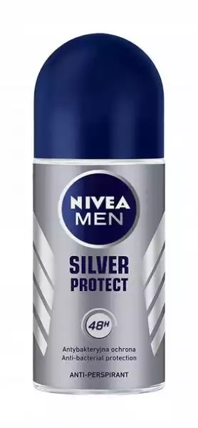 ﻿antyperspirant Męski Nivea Men Silver Protect 50Ml