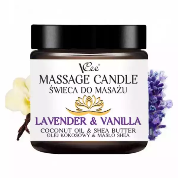 ﻿świeca Do Masażu Ciała Lavender & Vanilla Vcee
